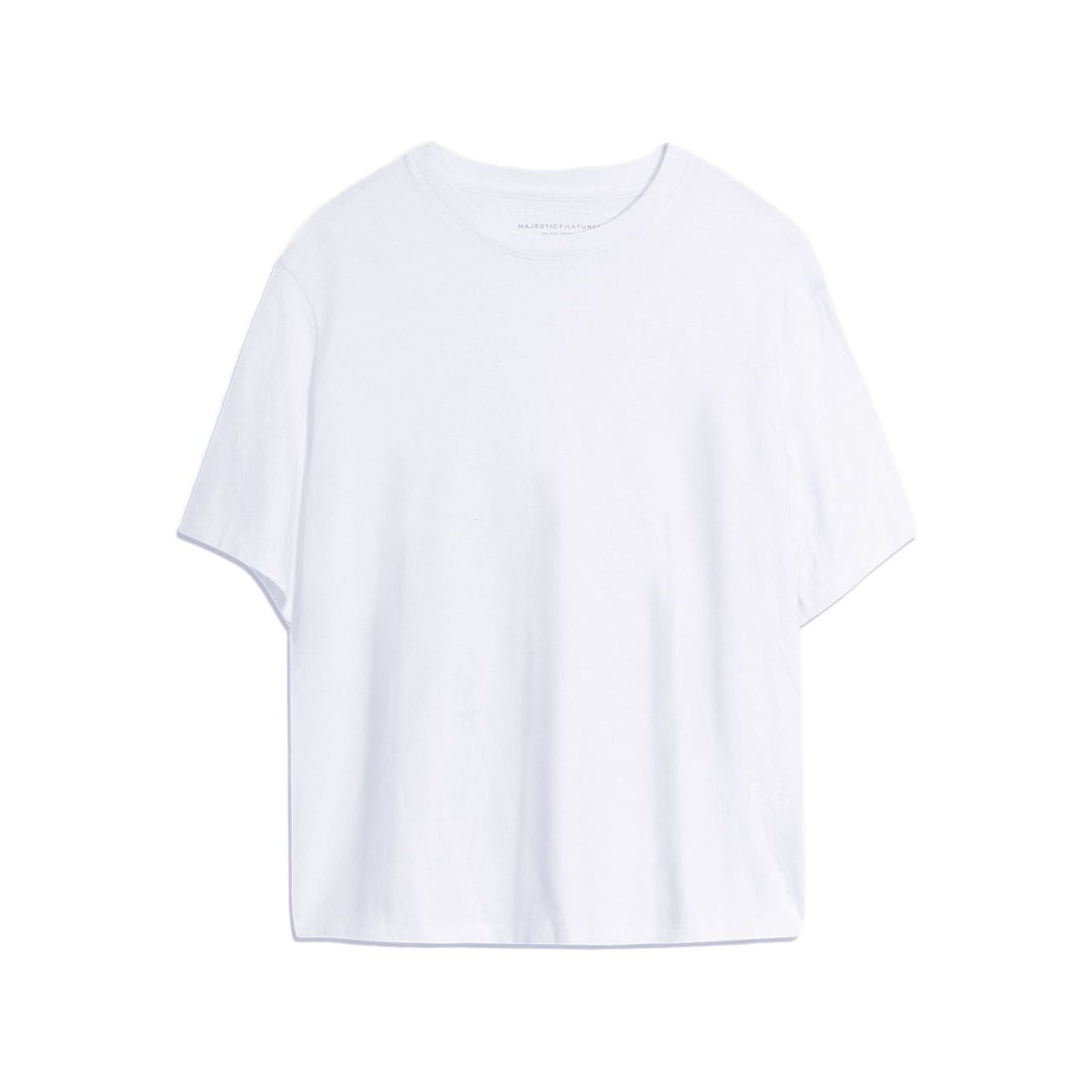 Majestic T-shirts and Polos White Topwear
