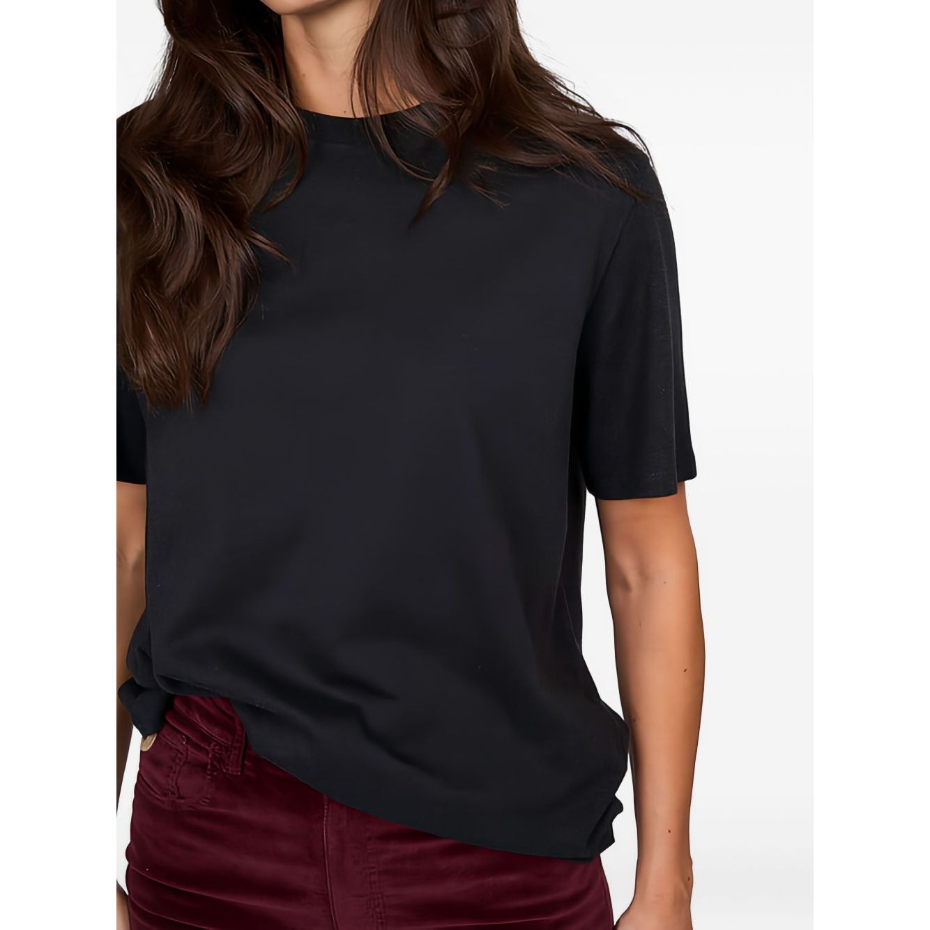 Majestic T-shirts and Polos Black Topwear