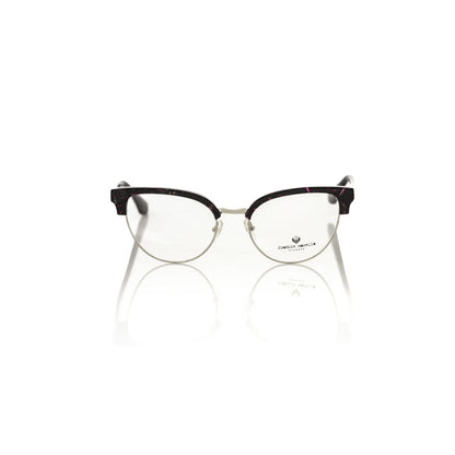 Frankie Morello Burgundy Metallic Fibre Glasses Frame