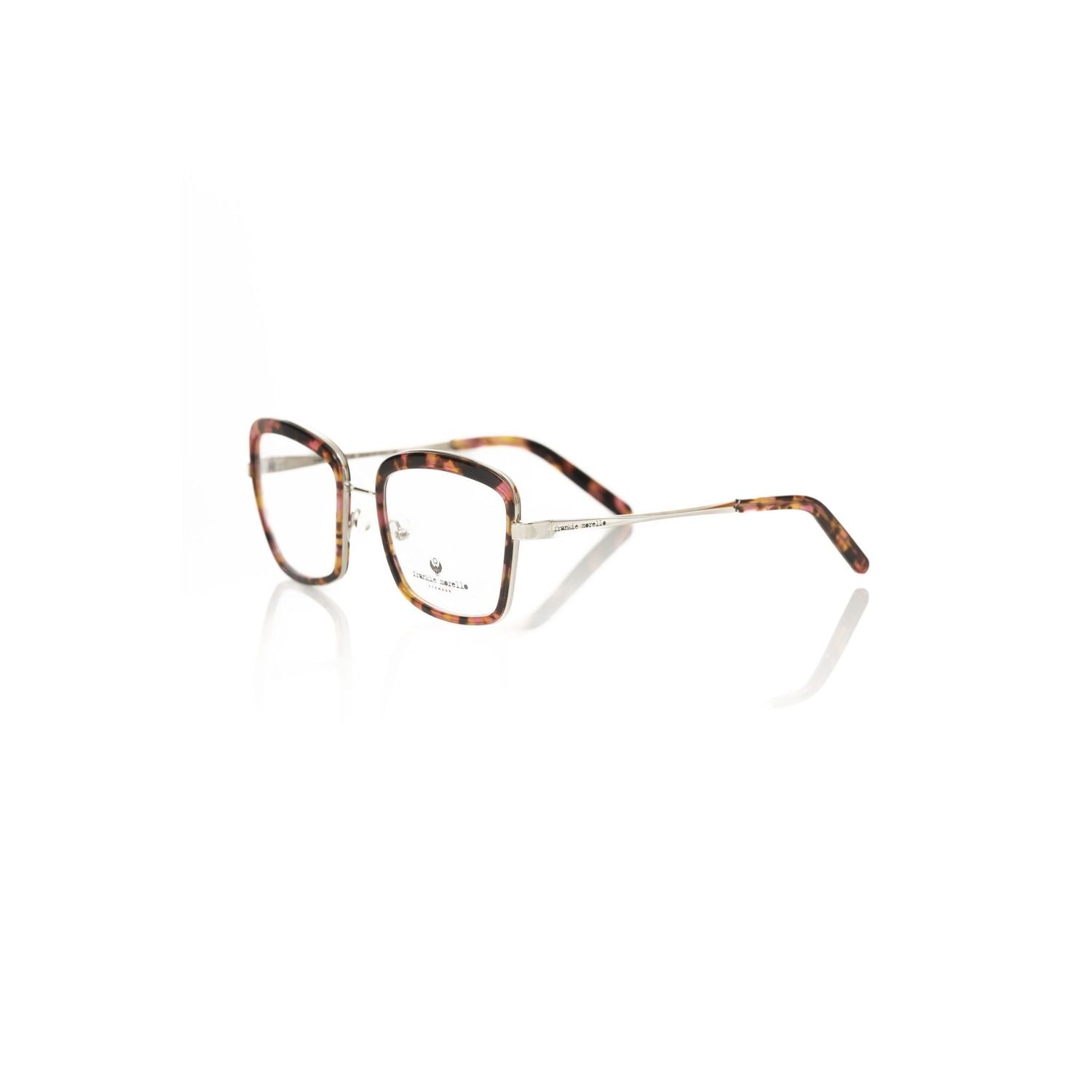 Frankie Morello Red Metallic Fibre Glasses Frame