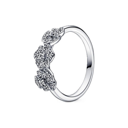 PANDORA JEWELS Mod. VIOLETS - RING - Size 54 Ring