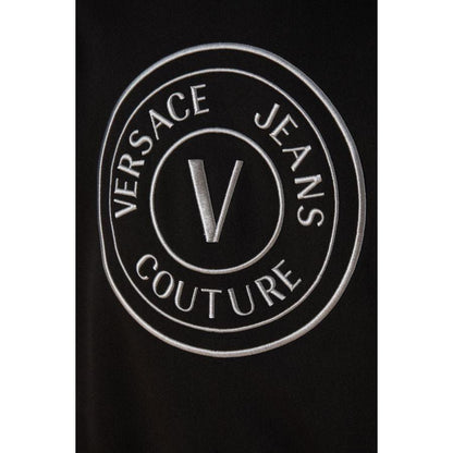 Versace Jeans Stunning Hooded Black Cotton Sweatshirt MAN SWEATERS