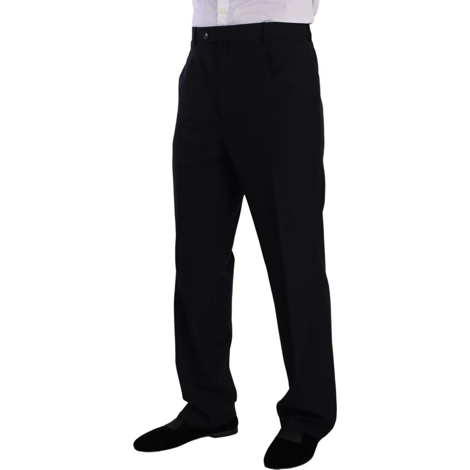 精致蓝色两件套西装搭配解构主义西装外套