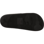 Dolce & Gabbana Black Leather I Love D&G Slides Sandals
