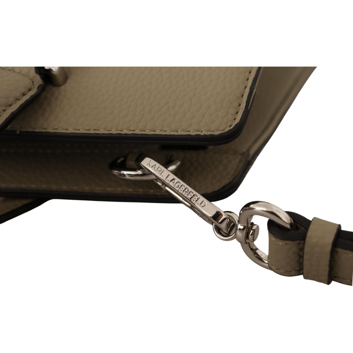 حقيبة كارل لاغرفيلد الجلدية الساحرة باللون الأخضر