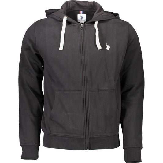 U.S. POLO ASSN. Black Cotton Men Sweater US-9353-XXL