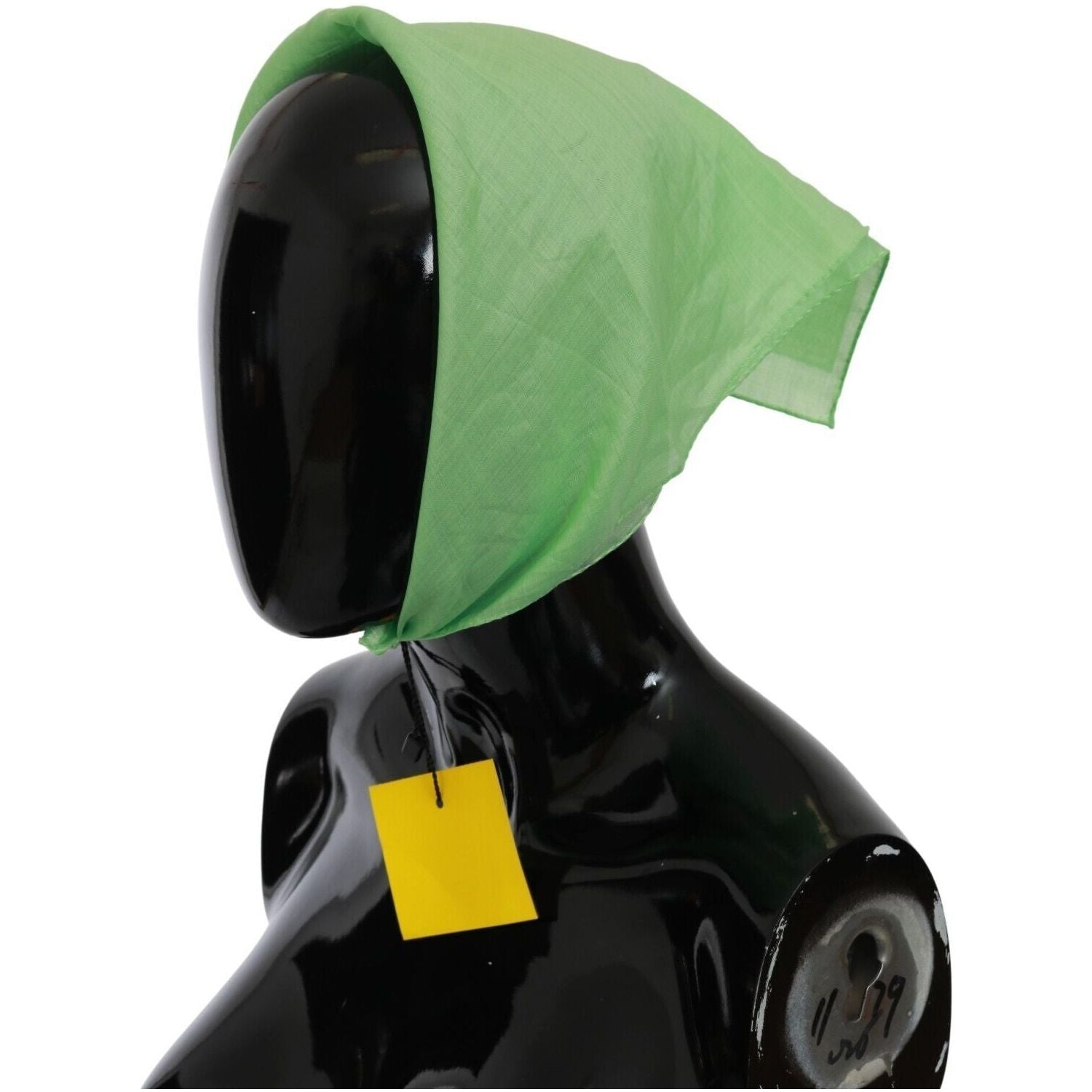 وشاح فيرساتشي الأنيق من الكتان باللون الأخضر التفاحي