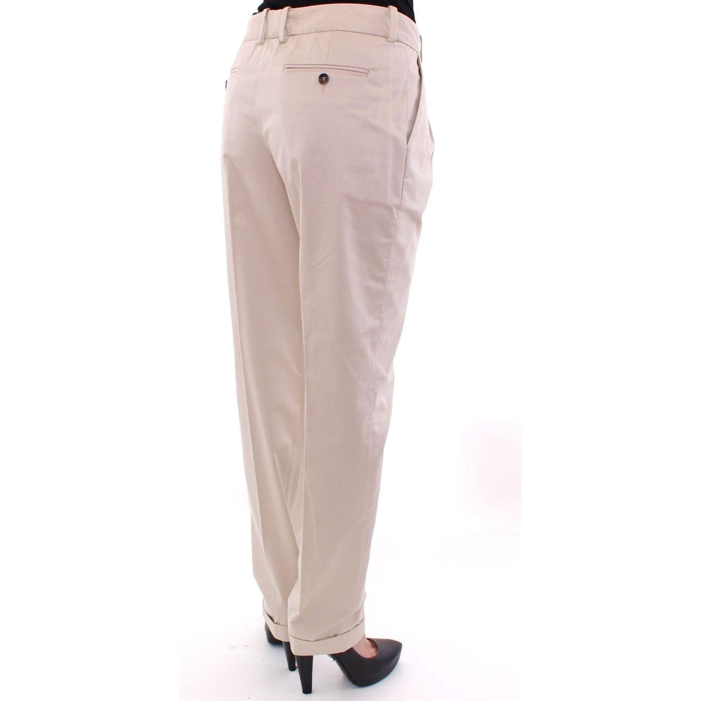 Dolce & Gabbana Beige Cotton Chinos Pants NOC10532-2