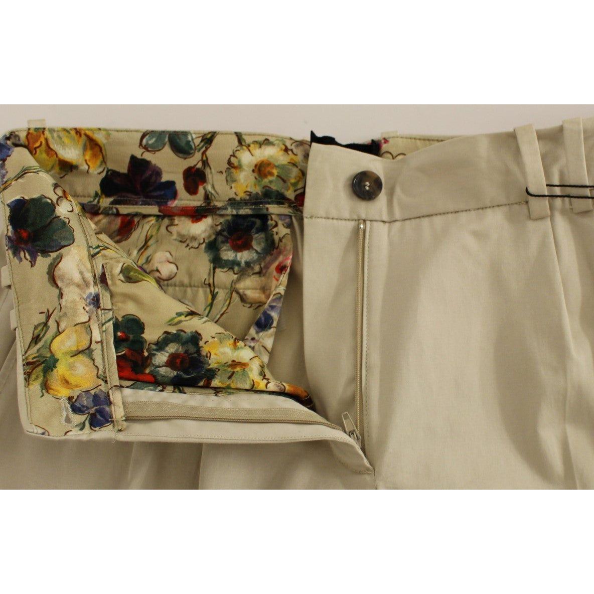 Dolce & Gabbana Beige Cotton Chinos Pants NOC10532-2