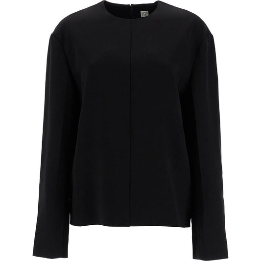 Toteme long-sleeved cady top