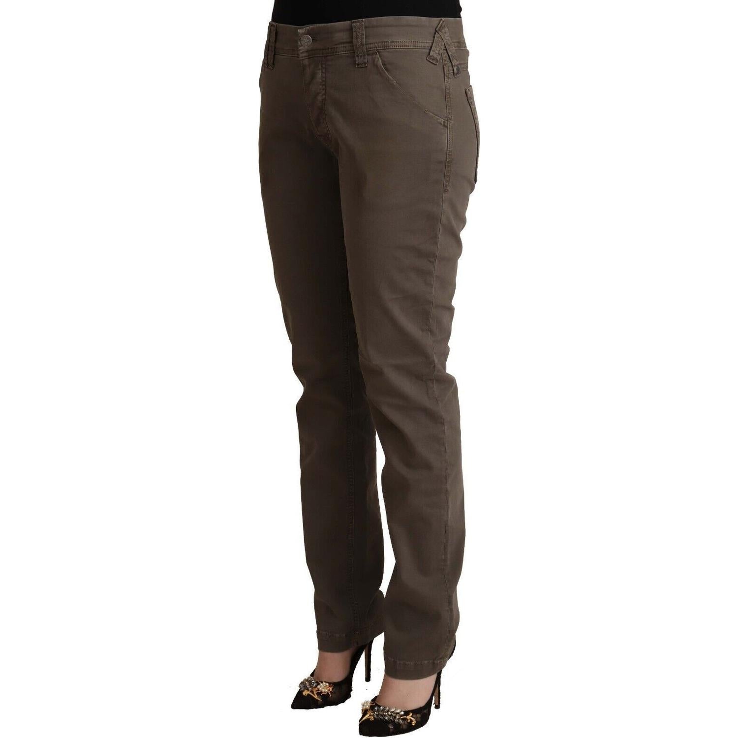 بنطلون جينز ضيق بخصر منخفض من CYCLE أنيق