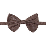 Dolce & Gabbana Gray Fantasy Print Adjustable Neck Papillon Bow Tie FT3732