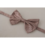 Dolce & Gabbana Gray Fantasy Print Adjustable Neck Papillon Bow Tie FT3732