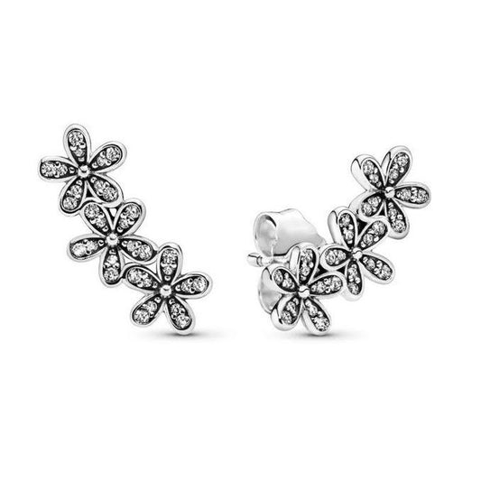 PANDORA JEWELRY Mod. SPARKLING DOUBLE HOOP EARRINGS