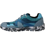 Dolce & Gabbana Blue Gray Leather Sport Low Top Sneakers MV4823- 40