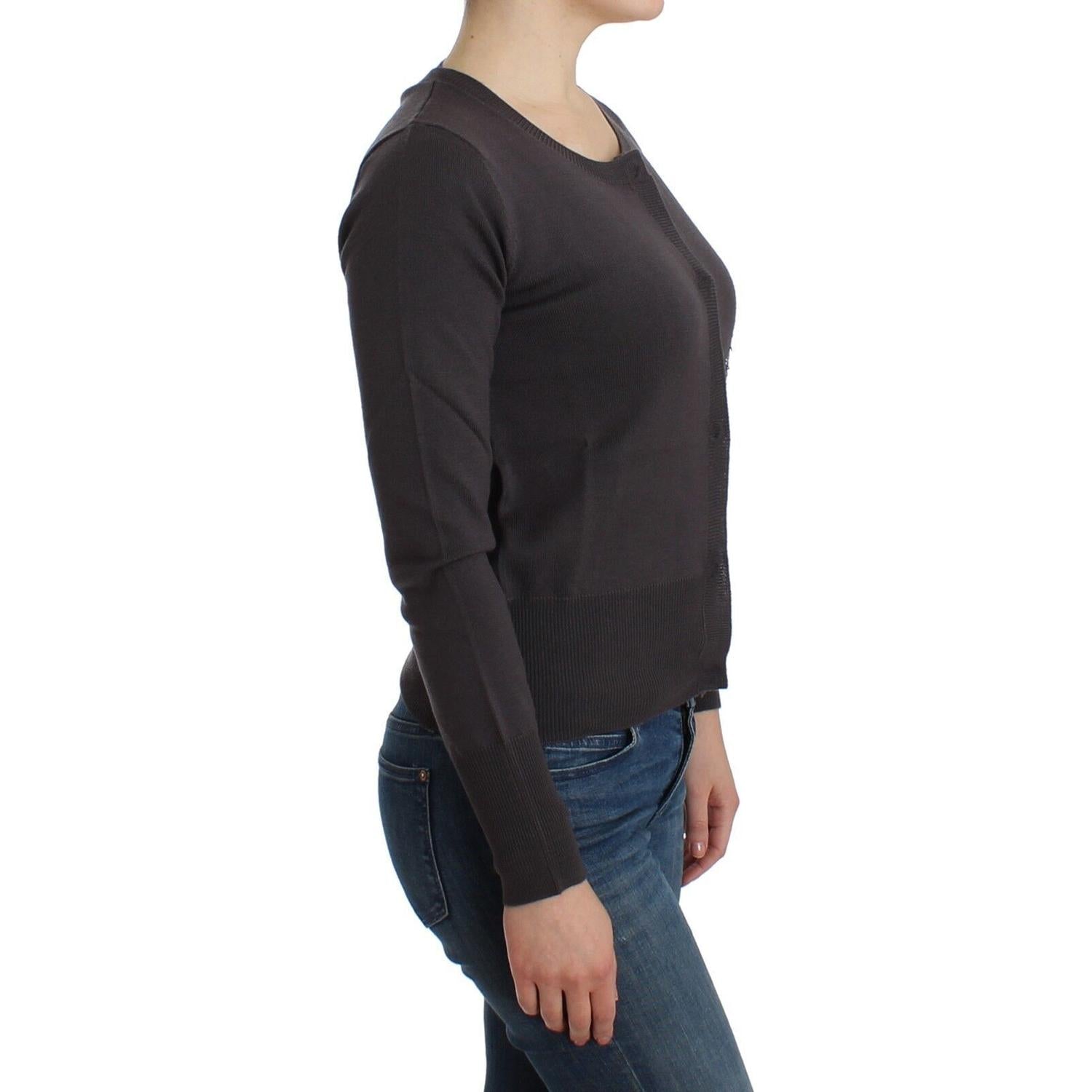 كارديجان أنيق من الصوف باللون الأرجواني من جون جاليانو