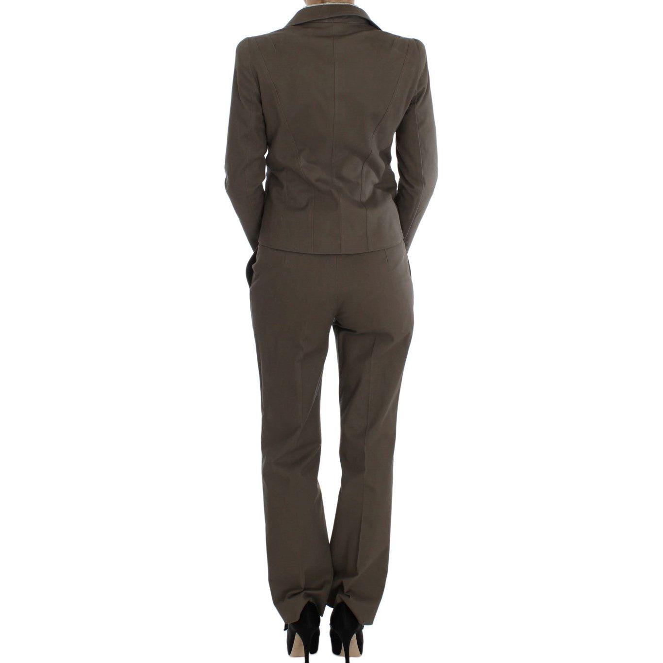 BENCIVENGA Beige Wool Cotton Suit