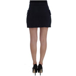 GF Ferre Blue Cotton Denim Mini Skirt SIG32470-1