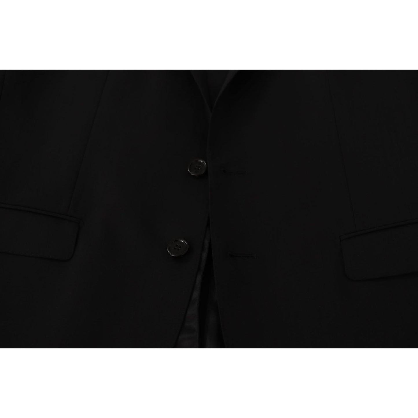 Dolce & Gabbana Black Single Breasted Jacket MARTINI Blazer