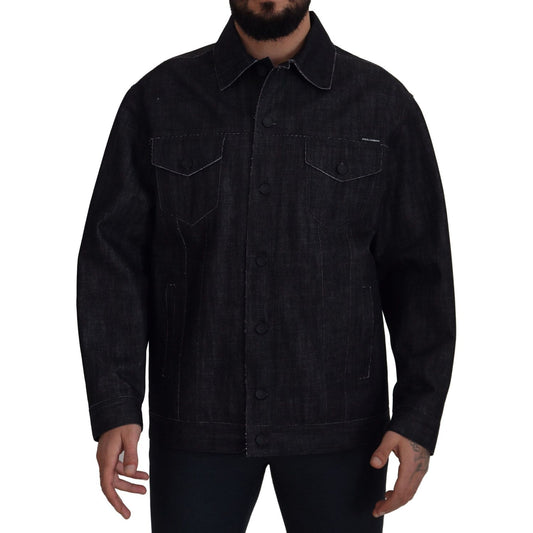 Dolce & Gabbana Elegant Black Denim Jacket Dolce & Gabbana Black