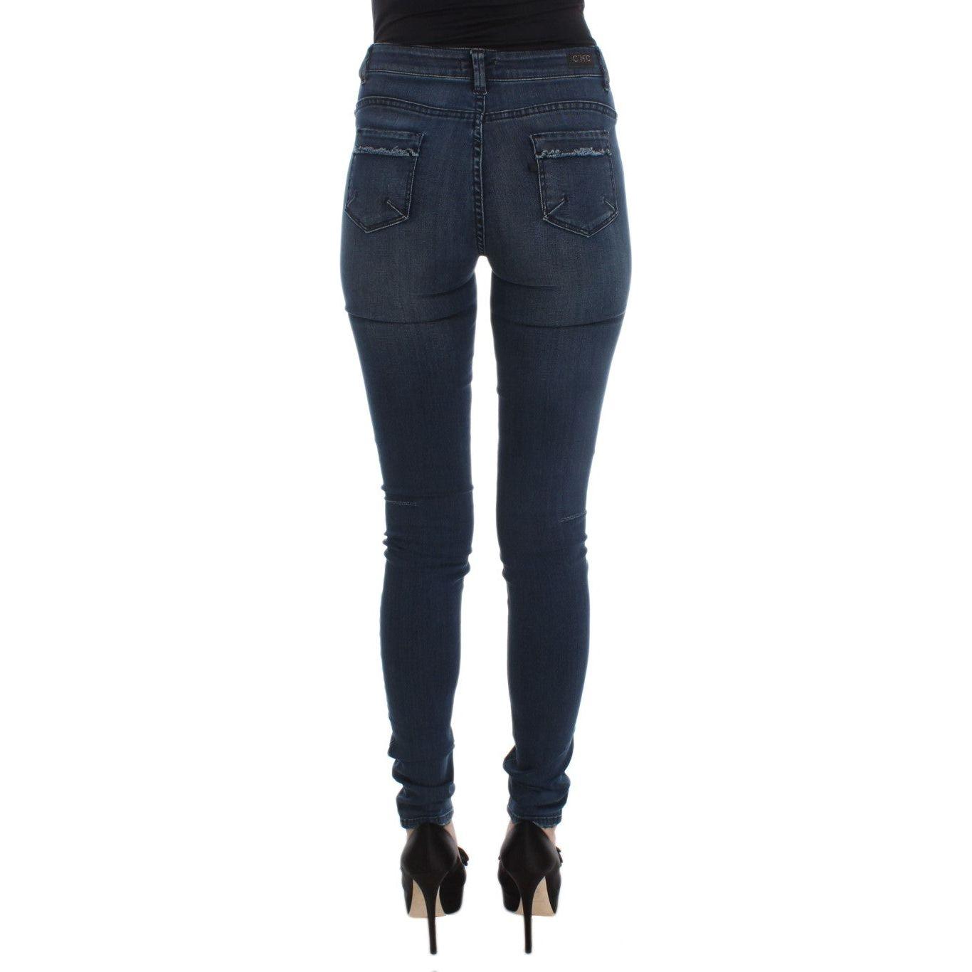 时尚修身版型意大利设计师牛仔裤