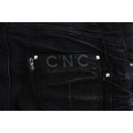 Costume National Black Cotton Slouchy Slims Fit Jeans SIG32582-1