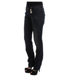 Ermanno Scervino Blue Wash Cotton Slim Fit Jeans SIG30277-1