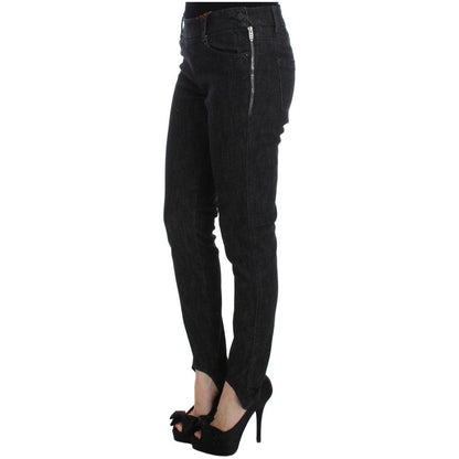 Ermanno Scervino Blue Cotton Slim Fit Denim Jeans