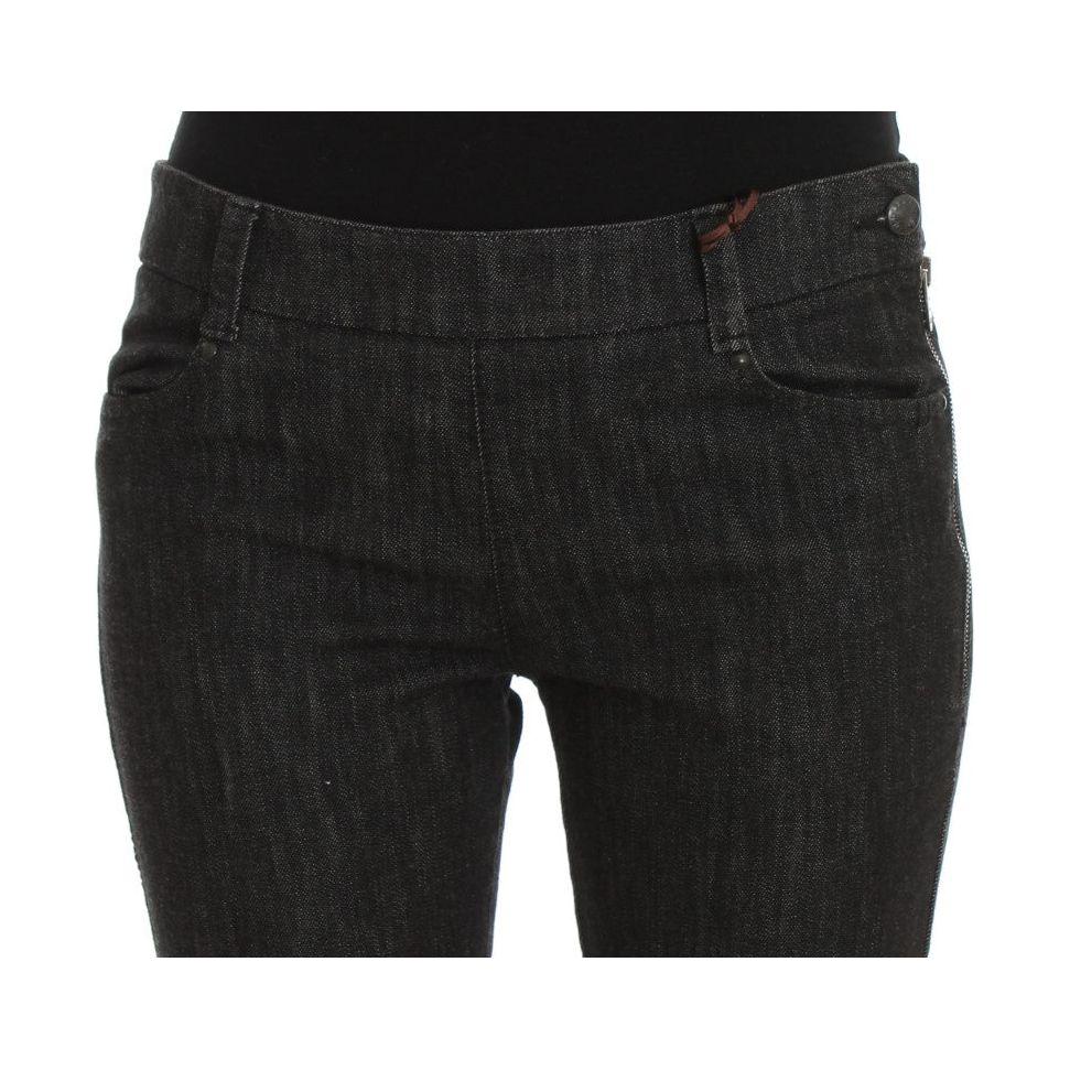 Ermanno Scervino Blue Cotton Slim Fit Denim Jeans