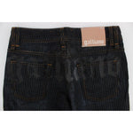 John Galliano Blue Wash Cotton Blend Slim Fit Bootcut Jeans SIG30194-6