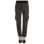 Ermanno Scervino Chic Green Cargo Pants for Effortless Style Ermanno Scervino Dark Slate Gray