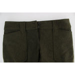 Ermanno Scervino Chic Green Cargo Pants for Effortless Style Ermanno Scervino Light Gray