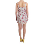 Ermanno Scervino Beachwear Pink Floral Beach Mini Dress Short SIG11510-4