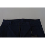 Dolce & Gabbana Blue Chinos Cotton Stretch Casual Shorts PAN74021- 44