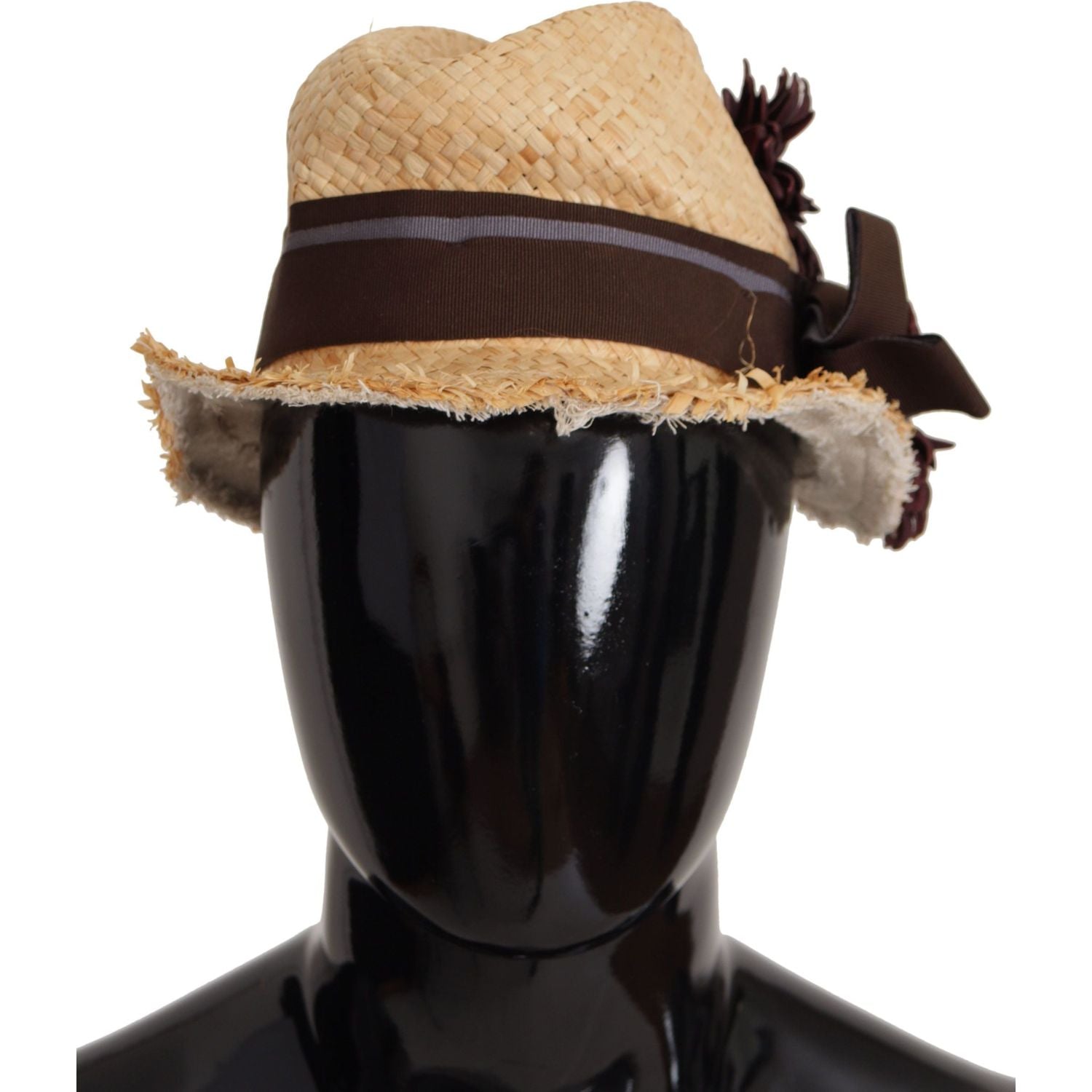 阳光黄时尚花卉渔夫帽