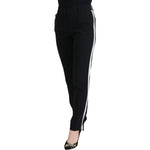 Dolce & Gabbana Black High Waist Women Pants PAN73075 - 36