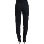 Dolce & Gabbana Black High Waist Women Pants PAN73075 - 36