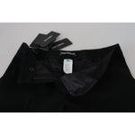 Dolce & Gabbana Black High Waist Women Pants PAN73075 - 36