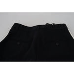 Dolce & Gabbana Black High Waist Women Pants PAN73075 - 36