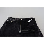 Dolce & Gabbana Black Washed Cotton High Waist Denim Jeans PAN73122 - 40