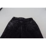 Dolce & Gabbana Black Washed Cotton High Waist Denim Jeans PAN73122 - 40