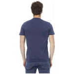 Baldinini Trend Blue Cotton Men T-Shirt BA-23177-XL