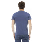 Baldinini Trend Blue Cotton Men T-Shirt BA-23163-XS
