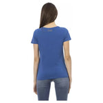Trussardi Action Blue Cotton Women T-Shirt TR-23066-S