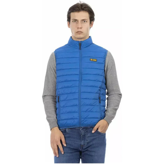 Ciesse Outdoor Blue Polyester Men Sleeveless Jacket Ciesse Outdoor Steel Blue