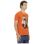 Trussardi Action Orange Cotton Men T-Shirt TR-22881-M