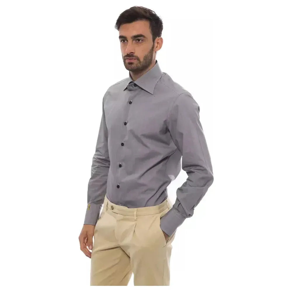 优雅字母棉质衬衫