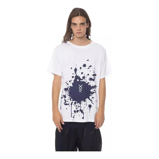 Nicolo Tonetto White Cotton Men T-Shirt Nicolo Tonetto Lavender