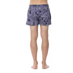Roberto Cavalli Sport Blue Polyester Men Swimsuit RO-13751-IT48 | M