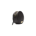 Pompei Donatella Black Leather Women Crossbody Bag Crossbody Bag